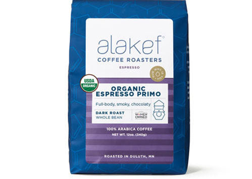 Coffee: Alakef Certified Organic Espresso Primo
